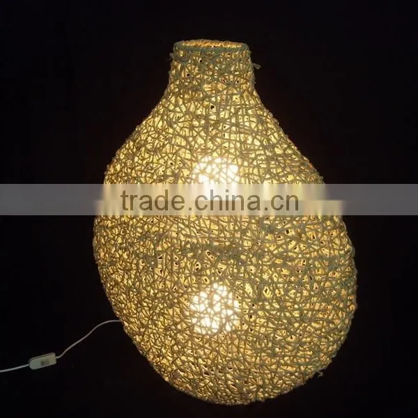 2015 Modern Brown Rattan Table Lamp/Light photo-3