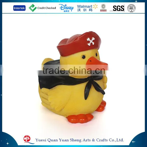 Minion Yellow Duck Ornament,Polyresin Yellow Duck Decoration,Yellow Rubber Duck Toy