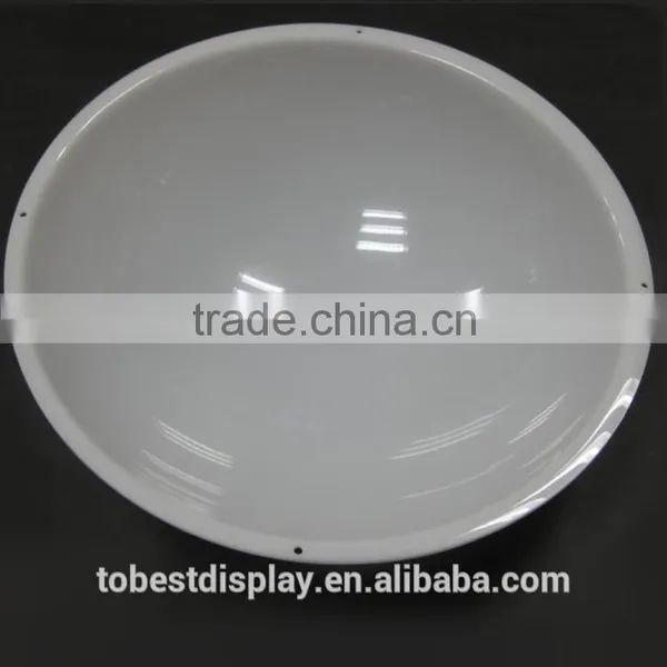 Hot Sale Plexiglass Cover, Desktop Cover, White Acrylic Dome Cover photo-2