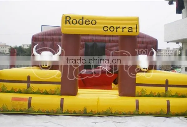 Exciting Inflatable Bull Riding Machine for Sale, Mechanical Rodeo Bull With Inflatable Mattress Quality Choice photo-3