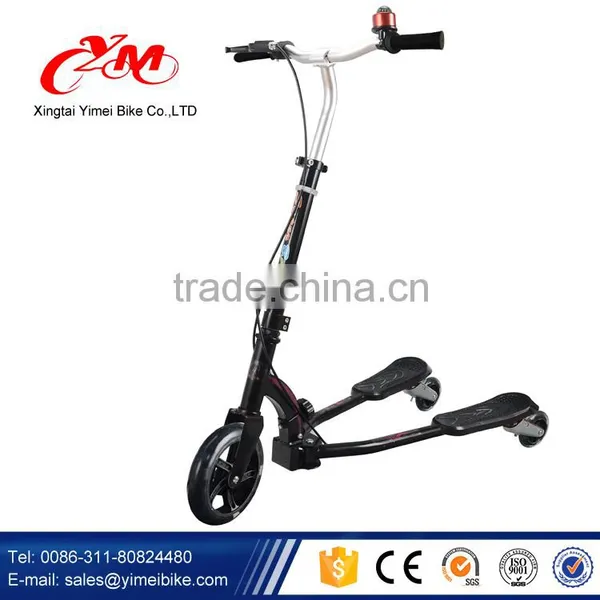 Plug in T Bar Children Frog Kick Scooter / Cheap Four Wheels Kick Scooter With Basket / Girls and Boys Kids Plastic Scooter photo-5
