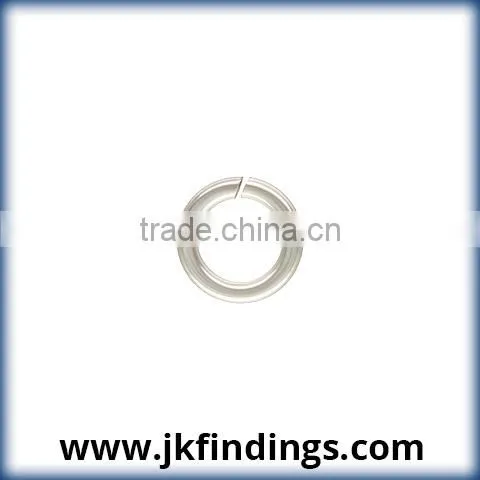 1/10th Silver Filled Jewelry Findings: Jump Ring 18ga .040x.230" (1.0x5.8mm) AT