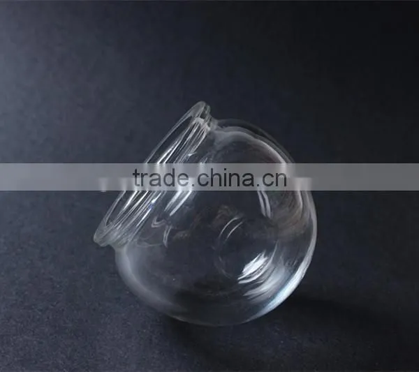 China Supplier Pyrex Glass Ball Lamp Shade,globe Shape Borosilicate 3.3 Pressed Glass Bulb photo-2