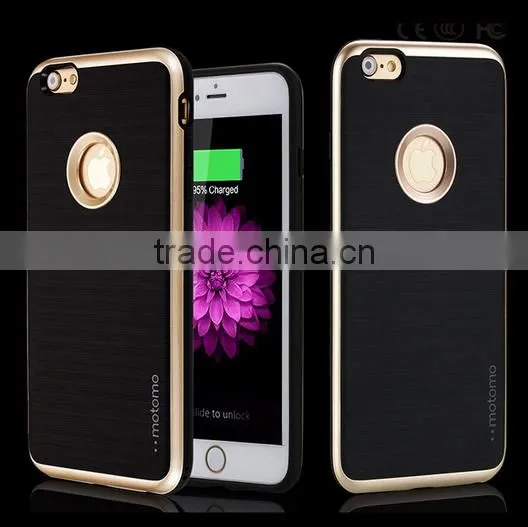 New Style Korea Motomo Cell Phone Case For Iphone6 6plus Brushed Metal Back Case Cover photo-5