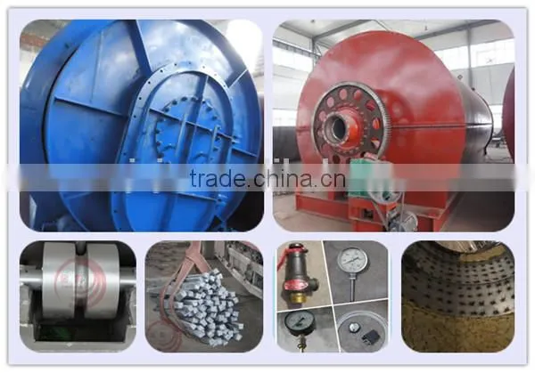 Environmental Friendly Continuous Waste Tyre Rubber Pyrolisis Plant photo-6