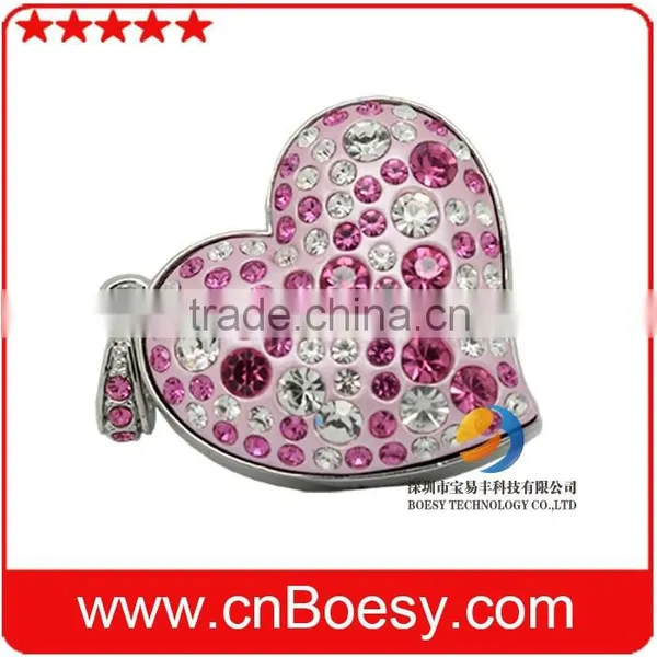 Beautiful Heart Shape Lovely Gift Usb Memory Stick photo-2