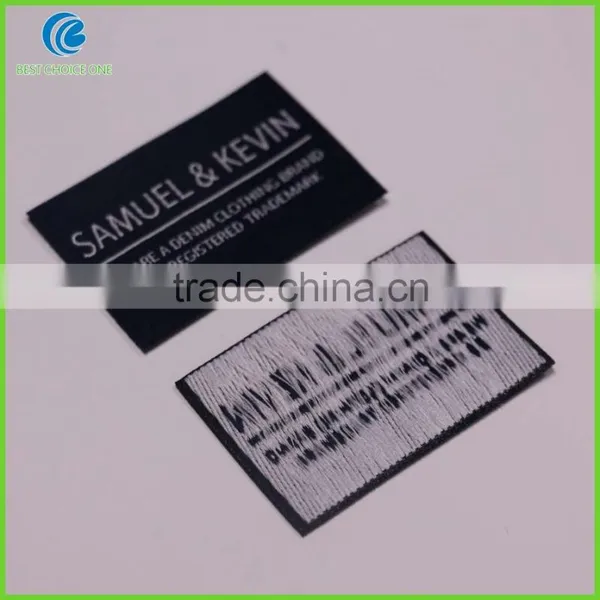 Good Quality Factory Direct Decorative Pattern Damask Woven Label For Clothing photo-5