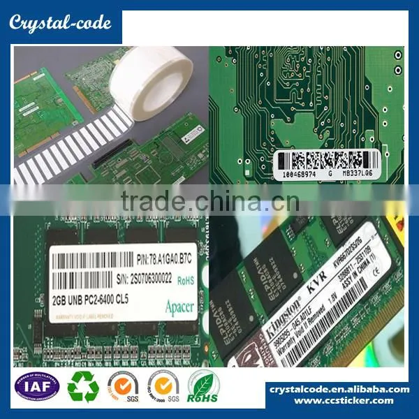 High Temperature PET Waterproof PCB Board Sticker photo-5