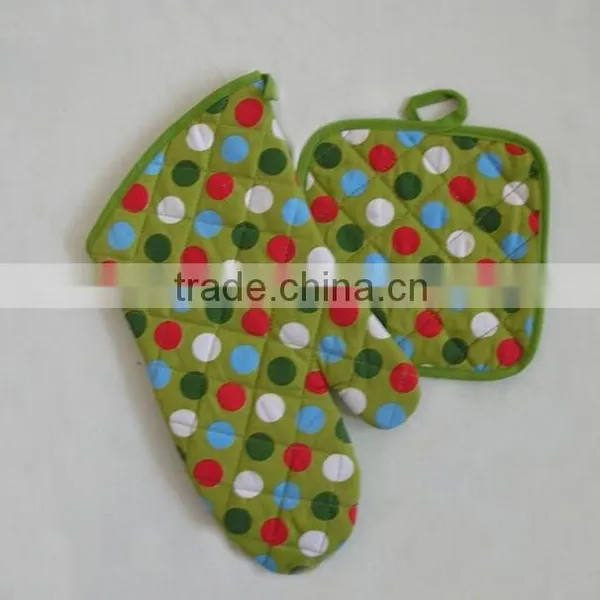 Baking Oven Mitts Microwave Oven Mitts Kitchen Tools Oven Mitt Cotton photo-2