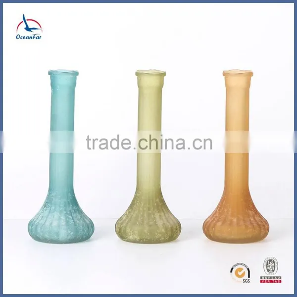 Hot Selling Decorative Flower Glass Vase Recycled China Flower Vase photo-2