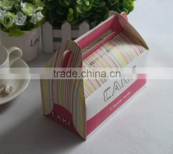 Custom Kraft Paper Cake Box Small Packaging Box Food Paper Box in Guangzhou photo-3