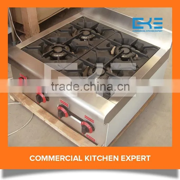 Tabletop Portable 4 Burners Stainless Steel Cooker Units Gas Stove Kitchen Cooking Appliances photo-5