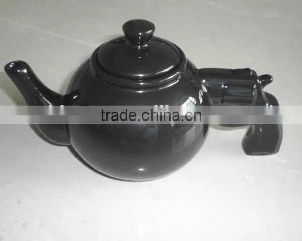 Ceramic Pistol Shape Teaset