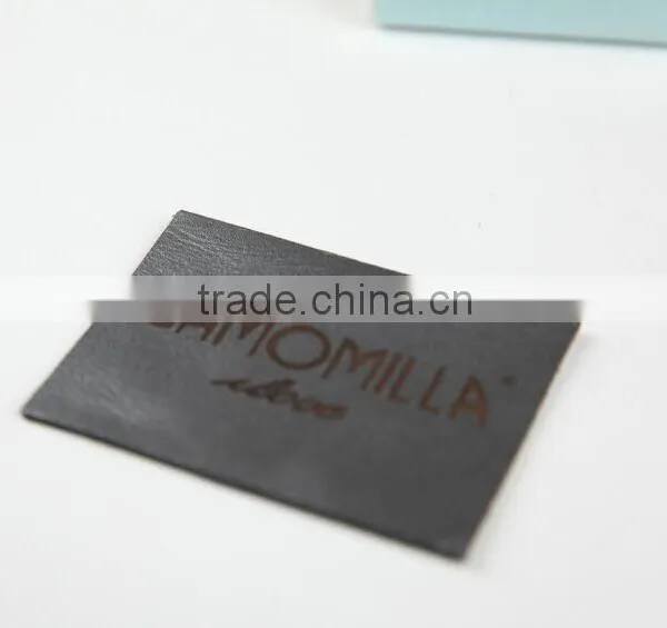Custom Own Logo pu Leather Patch for Cap Hat photo-3