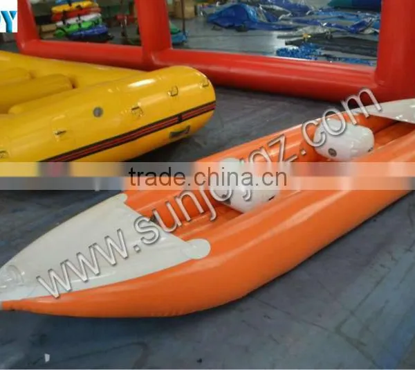 Inflatable Sailing Boat Dugout Canoe River Ocean Boats PVC Inflatables
