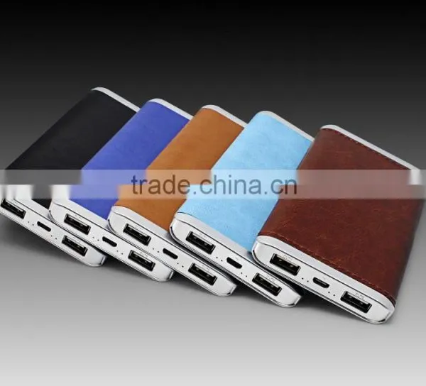 New Arrival High Capacity Fast Charging PU Power Bank 4000mah Quick USB Charger 2.0 ,Slim USB 2.0 Power Banks photo-5