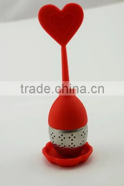 Heart Tree Shape Silicone Tea Bag Strainer