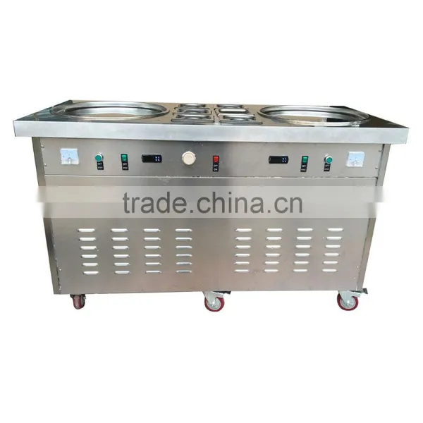 2016 HOT Sale Fried Ice Cream Machine | Thai Fry Ice Cream Roll Machine | Flat Pan Fried Ice Cream Machine photo-5
