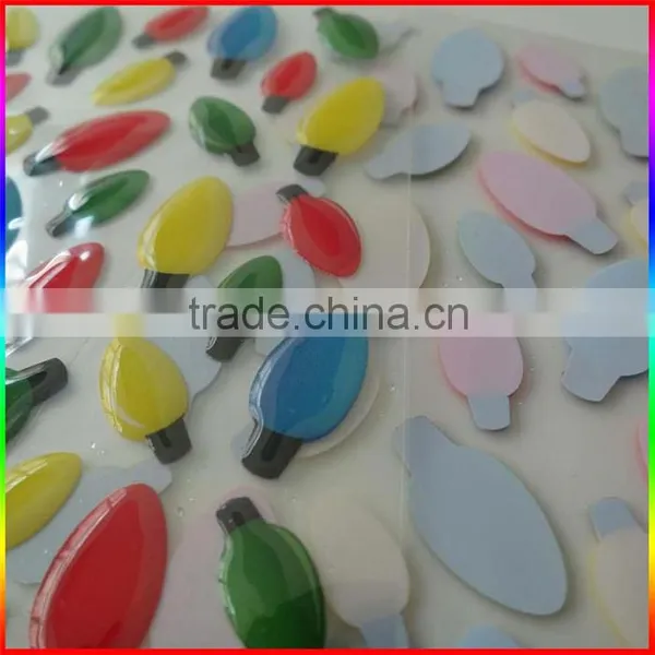 Pepper Design Crystal Epoxy Stickers Colorful photo-4