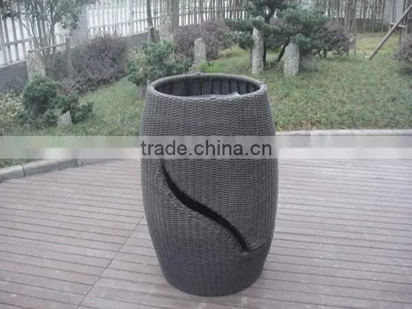Outdoor 3Pcs Rattan Sofa Set Stacking Wicker Furniture photo-6