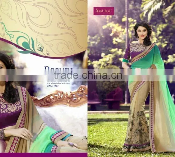 Black Color Saree Embroidery Work Done With Beautiful Red Color Pipeping Beauty Designer Sarees photo-5