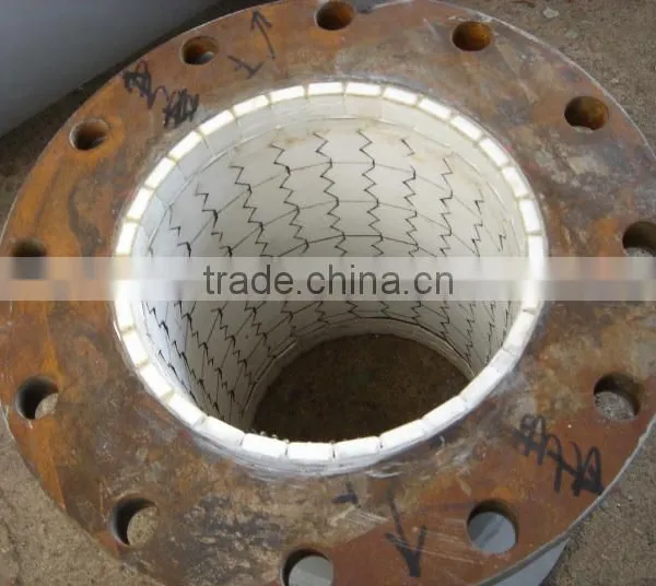 Superior Quality Wear Resistant Alumina Ceramic Steel Pipe photo-2