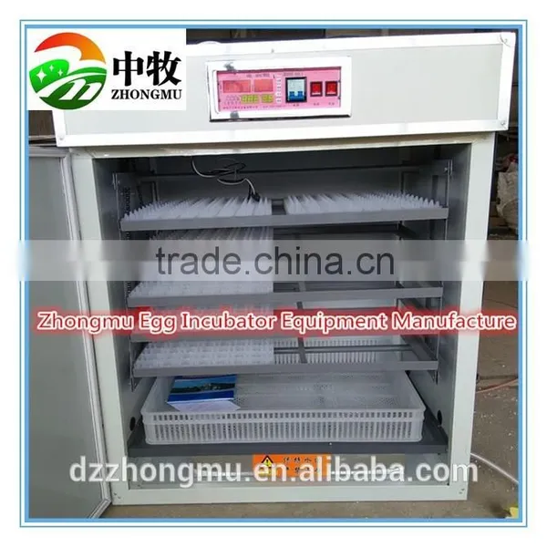 Top Hatching Fully Automatic Egg Incubator Combined Setter and Hatcher for 880 Chicken