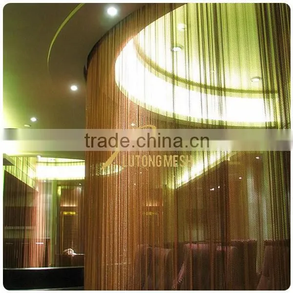 Interior Beauty Salon, Room Partition Curtain,decorative Metal Curtains photo-3