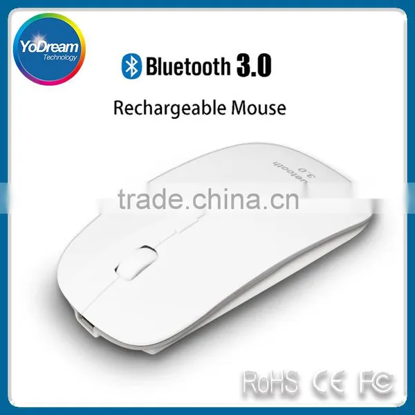 Ultra Slim Designer Rechargeable AA Battery Bluetooth 3.0 Wireless Mouse 1000 1200 1600 DPI CE ROHS FCC Certificate photo-5