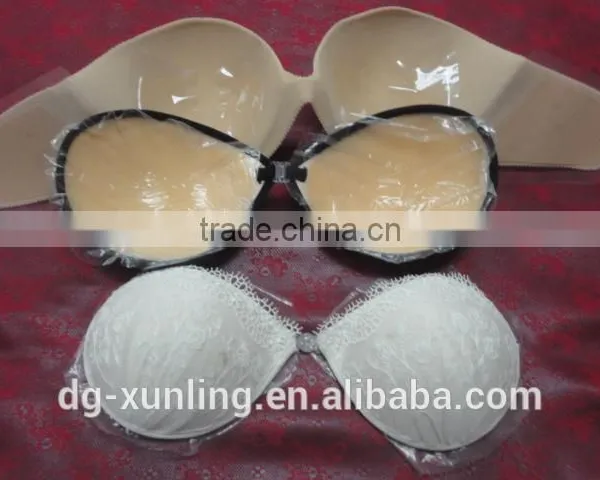 One-Piece Silicone Seamless Bra Strapless Silicone Bra photo-5
