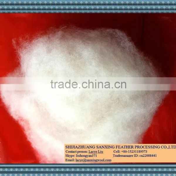 Chinese Best Quality of Sheep Wool Combing 20.5mic,40-50mm Raw White Color,substitute of Carbonized Wool photo-3