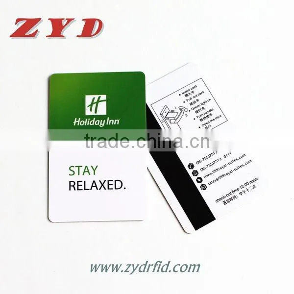 Printing Hotel Magnetic RFID Key Card EM4305 Chip Card photo-3