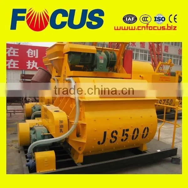 China Concrete Machine Factory Offered JS500 Self Loading Electric Small Concrete Mixer photo-3