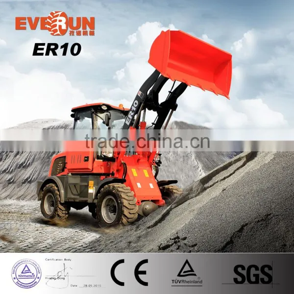 EVERUN Farm Machinery 1ton 4WD Small Wheel Loader photo-3