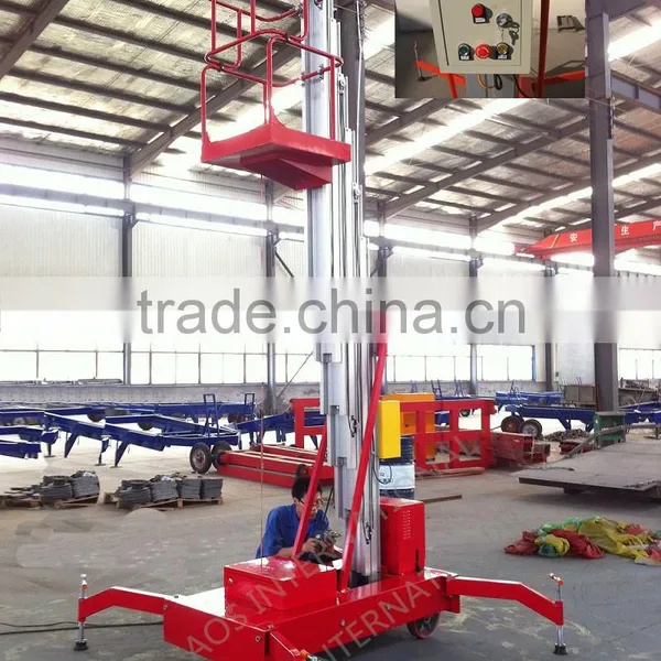 Small Aluminium Man Lift For Wall Washing Work photo-4
