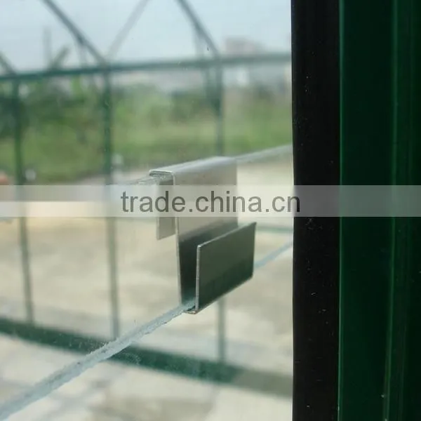 Aluminium Spring Clips Dark Green Glass Greenhouse HX78125G-1 photo-6