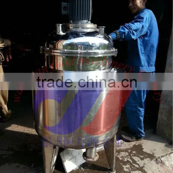 Stainless Steel Jacketed Mixing Tank Double Layer Mixing Vessel photo-3