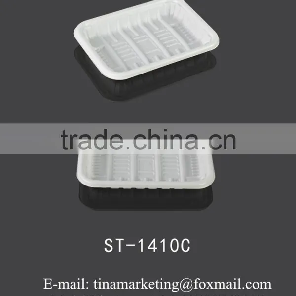 PP/PS/BOPS High Quality Disposable Supermarket Food Packaging Tray for Fresh Meat, Fruit, Vegetable Manufactory Price photo-4