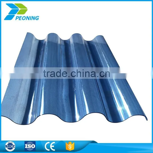 ISO9001 Quality Certification Wavy Clear Fiberglass Roofing Corrugated Plastic Sheet photo-2