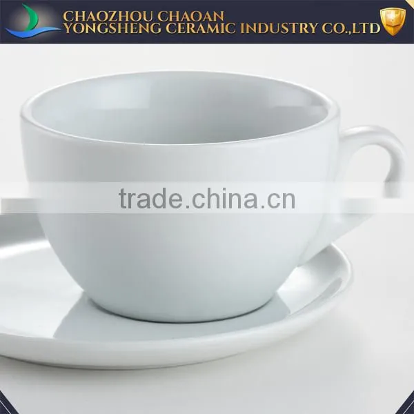 Manufacturer Supplier Porcelain Cup Saucer White for Wholesales photo-2