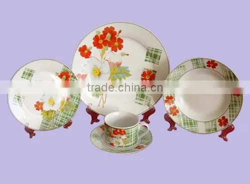 20pcs Porcelain Dinner Plate With Decal Printing 20pcs Dinnerware Sets photo-6