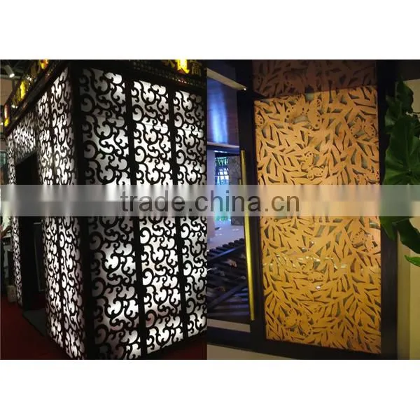 Hotel Restaurant Inner Decoration Aluminium Interior Decorative Wall Panel photo-5