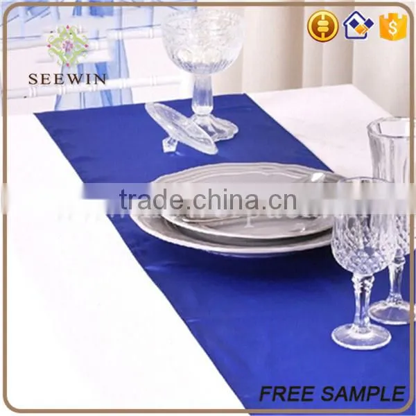 Chinese Wholesale Style Satin Sheer Table Runner photo-5