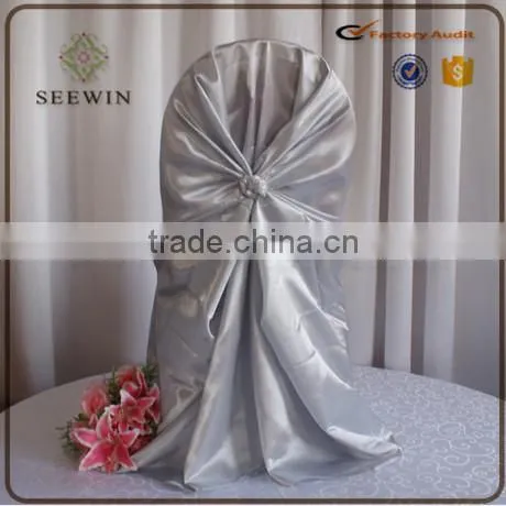 Home Textile Colorful Satin Wrinkled Chair Cover photo-4