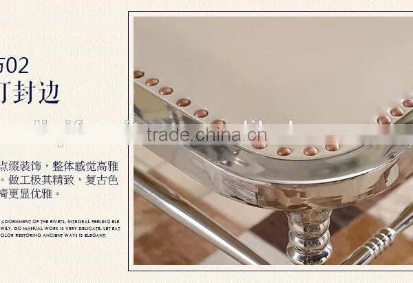 Polished Silver Stainless Steel Luxury Modern Chiavari Chair LQ-SSC001 photo-5