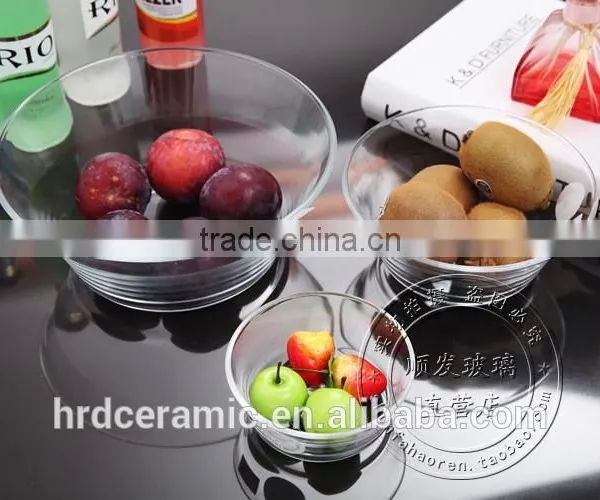 High Quality Glass Bowl Matcha Bowl/ Salad Bowls/glass Ice Cream Bowl photo-2