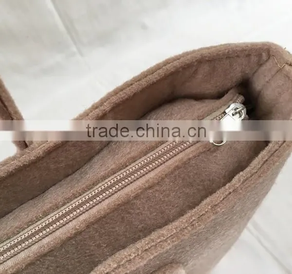 New Promotional Women Shoulder Handmade Felt Bag photo-6