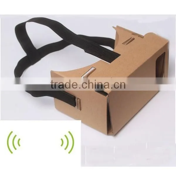 Factory Wholesale 3D VR Box Google Custom Cardboard Glasses 2.0 for Mobile Phone photo-5