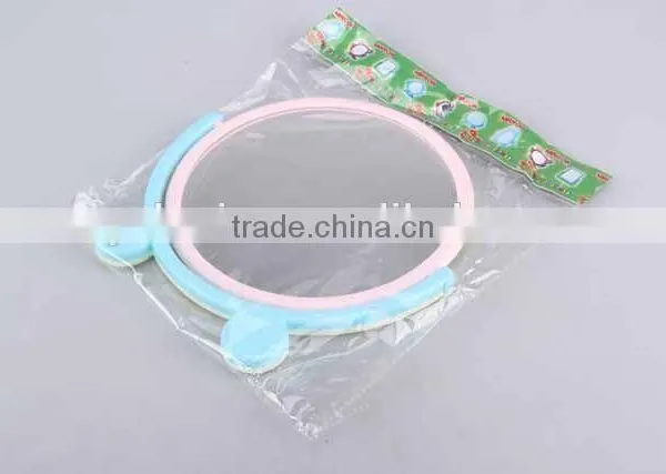Colorful Round Plastic Double Sided With Double Round Foot Base Mirror photo-4