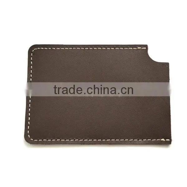 Custom Portable Card Holder/ Leather Card Holder Wallet From Italy photo-5
